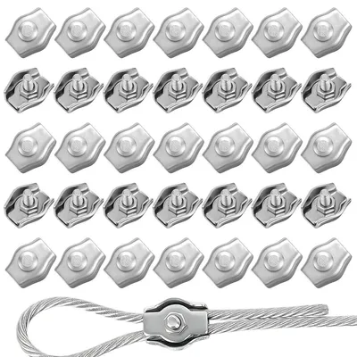 Produktbild von Packung mit 35 Kabelbindern, Edelstahl 304, 3 mm Durchmesser, zur Befestigung von Wäscheleinen und Markisen
