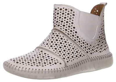 Produktbild von Manitu Sommerstiefelette in weiss/weiss kombi, Gr. 41