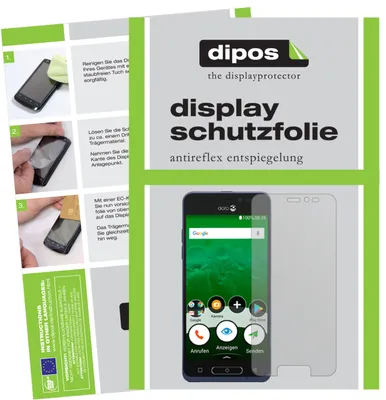 Produktbild von 6x Schutzfolie für Doro 8035 matt Displayschutzfolie Folie Display Schutz dipos