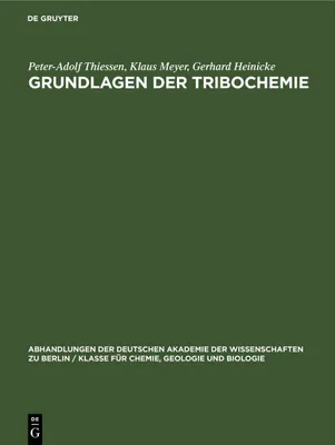 Produktbild von Grundlagen der Tribochemie