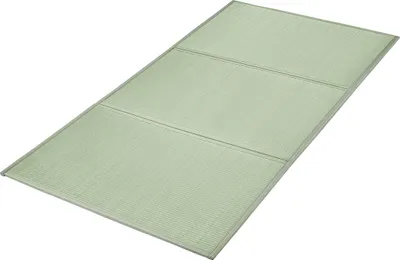 Produktbild von VEVOR japanische Tatami Matte faltbare japanische Tatami-Matratze 2108 x 990 mm (natürliches Binsengras), Bodenmatratze mit rutschfester Rückseite, Futon-Matratze zum Schlafen Meditieren
