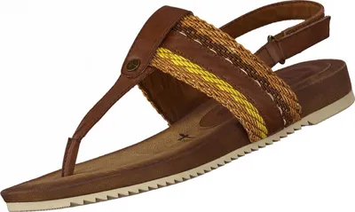 Produktbild von Tamaris Da.-Sandalette Damen Zehentrenner in Braun, Größe 37