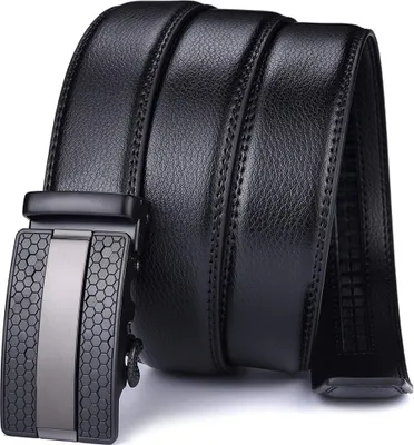 Produktbild von SAMTOBELY Gürtel Herren Automatik Gürtel mit Automatikschließe-3,5cm Breite