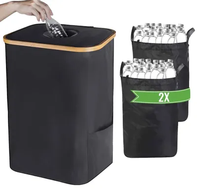 Obrázok produktu pre Kontejner na zbieranie vratných fliaš, veľká kapacita, vzduchotesné veko, 105 litrov, XL