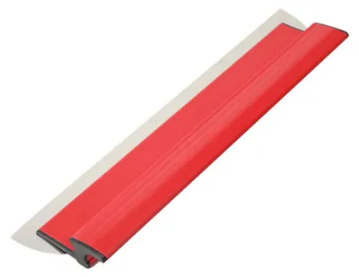 Zdjęcie produktu dla Szpachla do wygładzania w suchej zabudowie – ostrze wygładzające 60 cm – elastyczne ostrze ze stali nierdzewnej – uchwyt z tworzywa sztucznego – szpachlowanie ścian i prace malarskie – zestaw 4 sztuk