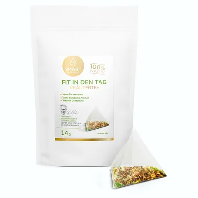 Produktbild von Smart Fasting Fit in den Tag Kräutertee Bundle 21 Beutel Vegan