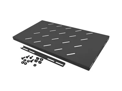 Produktbild von LANBERG 1U Fachboden 19" 45-60cm tief, max.120kg, schwarz