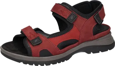 Produktbild von Waldläufer H-Sora Nubuk Sandale Rot in Gr. 42.5