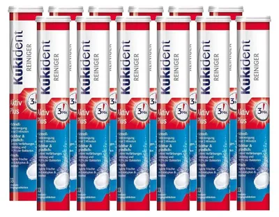 Produktbild von Kukident Aktiv Plus 12 x 33 Stück