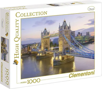 Produktbild von Clementoni 39022 - Tower Bridge - 1000 Teile Puzzle - High Quality Collection