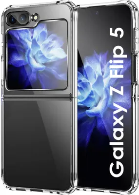 Produktbild von Hülle für Samsung Galaxy Z FLIP 5 - Stoßfeste Transparent Handyhülle Kratzfest Schutzhülle Ultra Dünn Phonillico®