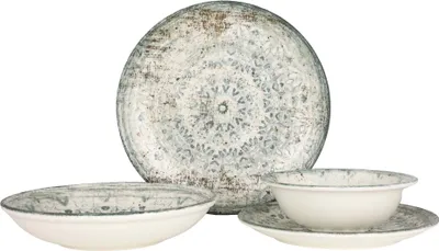 Zdjęcie produktu dla Zestaw naczyń Rinart (średni) - Fade - 24 części - 6 osób - porcelana