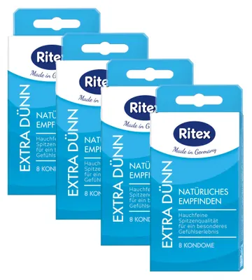 Produktbild von 32x Ritex Extra Dünn Kondome Natürliches Empfinden - Standardgröße
