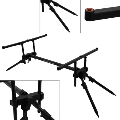 Obrázek produktu pro MIKADO STARTER POD 3 Rod Pod variabilní držák prutů stojan na 3 pruty