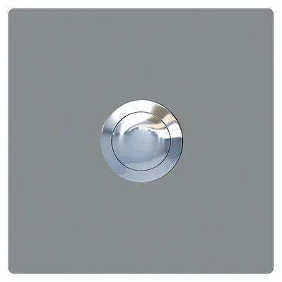 Produktbild von Türklingel Quadrat in Grau Metallic