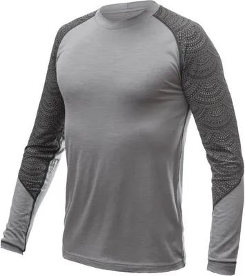 Immagine prodotto di Maglietta Sensor Merino Impress uomo lunga grigio motivo maori taglia XL 22200027-03
