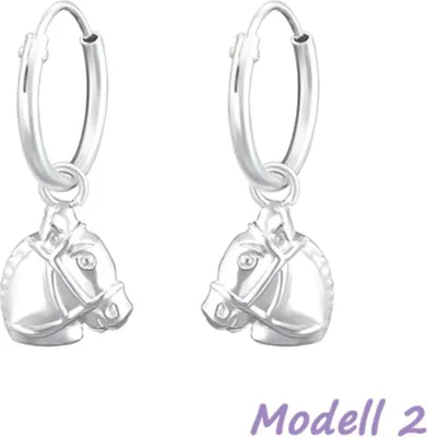 Produktbild von Kinder-Ohrstecker: 925 Silber Ohrringe „Pferd“ Modell 2