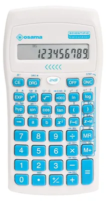 Image de OSAMA - Calculatrice scientifique de poche avec 56 fonctions et 10 chiffres de mantisse
