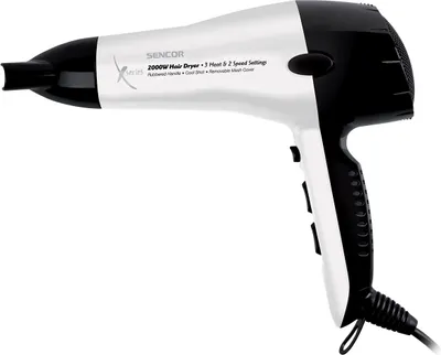 Image de Sencor SHD 6600W Sèche-cheveux 2000 W Noir, Blanc