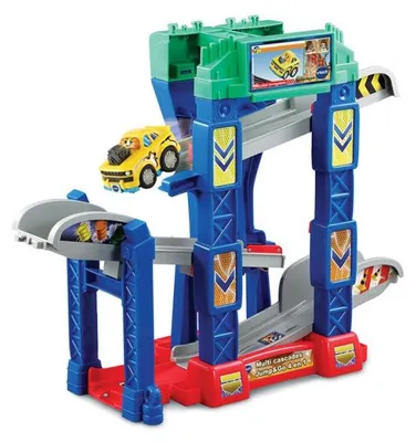 Image de Multi cascades jumpetgo 4 en 1 tut tut bolides série pro - vtech - 80556505 - circuit course voiture