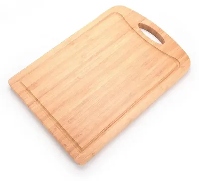 Produktbild von Omgoods – Schneidebrett aus Holz mit Bambusgriff