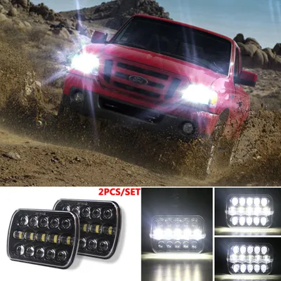 Immagine prodotto di 400 W 30000LM 7 pollici LED fari 5X7 / 7X6 LED luce lampeggiante