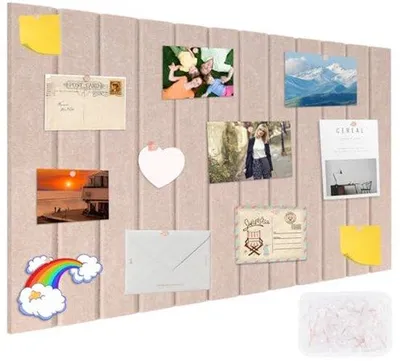 Produktbild von Famanu Korkboard 60x40 cm mit Pinnnadeln - selbstklebend