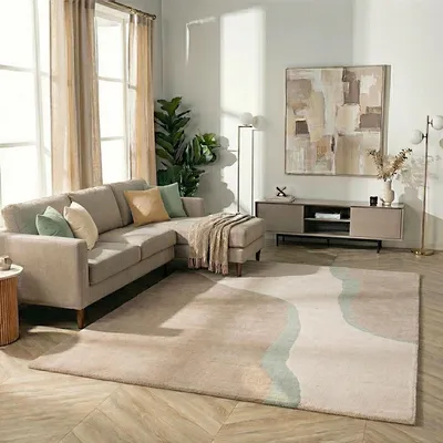 Produktbild von Volero - Wollteppich - Vienna Grau - 160x230cm - Wohnzimmer, Schlafzimmer - Modern