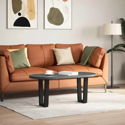 Obrázek produktu pro vidaXL Nohy konferenčního stolku ve tvaru V 2 kusy černé 28x(42-43,3) cm ocelové