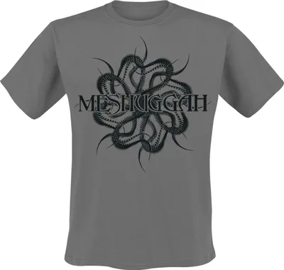 Produktbild von Meshuggah T-Shirt Herren Spine charcoal Band-Merch, Bands 100% Baumwolle XL