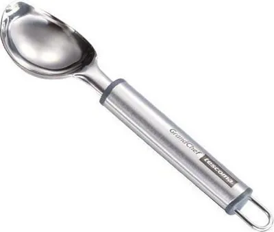 Zdjęcie produktu dla Tescoma 428258, Łyżka do lodów, Kopolimer akrylonitrylo-butadieno-styrenowy (ABS), Stal nierdzewna, Stal nierdzewna, Oczko do wieszania, 1 szt., 210 mm