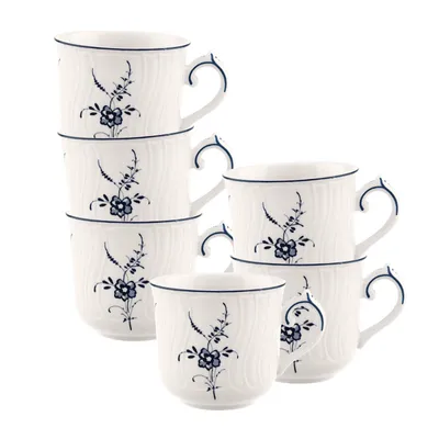 Immagine prodotto di Set di 6 tazze da caffè Villeroy & Boch Vieux Luxembourg da 120 ml - DS