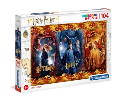 Produktbild von Clementoni Harry Potter Super Color Puzzle Harry, Ron & Hermine CLMT61885