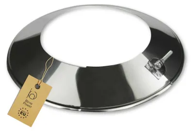 Produktbild von BirnePower Edelstahl Ofenrohr Kaminrohr Rauchrohr Abgaselemente Bauteile für Schornstein & Abgasrohr nach Wahl (Ø150mm, Abdeckrosette)