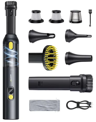 Akku-Handstaubsauger, 4-in-1, Blasen & Saugen, HEPA-Filter, 160 ml, schwarz