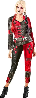Produktbild von Kostým Harley Quinn Sebevražedný oddíl 2 červeno-černý