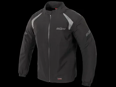 Image de Veste de pluie homme Breeze - Noir, Taille: XXS