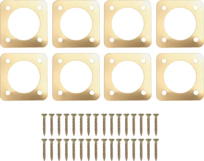 Obrázek produktu pro 8 kusů kovové ochrany ptačí budky, ocel, otvor 3,6 cm, vstupní portál, ochrana proti otvorům pro východní modré ptačí budky, budky pro vrabce