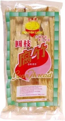 Immagine prodotto di Golden Lion | Kansou Yuba Sticks - 200 g - Pelle di tofu essiccata - Cucina asiatica - Vegano