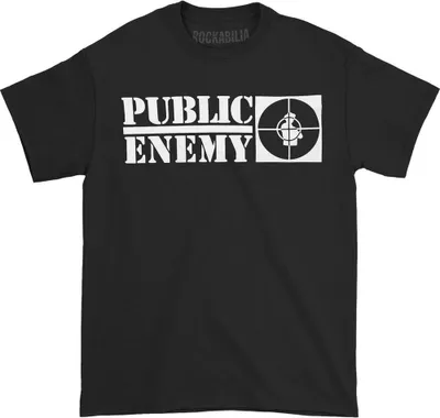 Produktbild von Public Enemy - T-Shirt für Herren/Damen Uni RO8291 (M) (Schwarz)