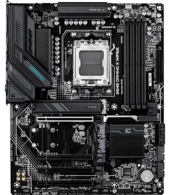 Produktbild von Gigabyte B840 GAMING X WIFI6E - Motherboard - ATX - Socket AM5 - AMD B840 Chipsatz - USB-C 3.2 Gen2, USB 3.2 Gen 1, USB 3.2 Gen 2, USB-C 3.2 Gen 1 - 2.5 Gigabit LAN, Wi-Fi 6E, Bluetooth - Onboard-Grafik (CPU erforderlich)