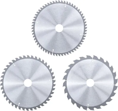 Image de Jeu de 3 lames de scie 210 x 30 x 2,5 mm