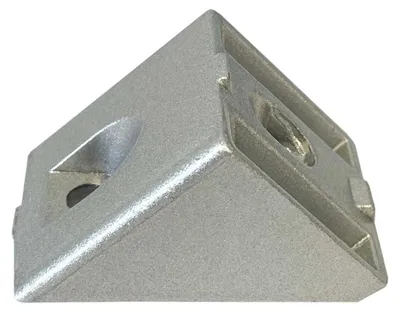 Produktbild von SCHMIDT systemprofile Winkelverbinder 45 Grad Nut 8 Aluminium Verbinder