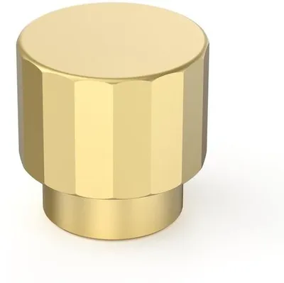 Immagine prodotto di Unset di 10 pomelli dorati per mobili, in acciaio inossidabile, eleganti per armadi, cassetti e porte