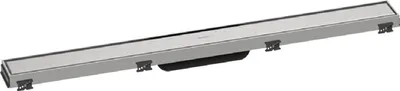 Produktbild von hansgrohe RainDrain Match Duschrinne 800mm, Edelstahl gebürstet, Fertigset