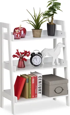 Produktbild von relaxdays Standregal weiß 3 Ebenen