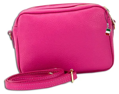 Image de Florence Sac en cuir Sac à bandoulière rose OTF809P