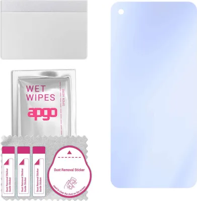 Produktbild von apgo Hybrid Schutzglas, kompatibel mit Realme Narzo 60 5G, 9H Härte, Flexible Nano Glass PRO, toller Ersatz für Hartglas, kratzfester Displayschutzglas, Displayschutz, Full Glue