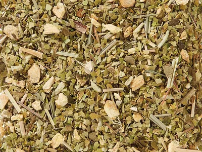 Produktbild von 1 kg Mateteemischung k.b.A. Lemongras/Ingwer/Kokos Lemongras-Ingwer-Note DE-ÖKO-006 VO2018/848 aromatisiert