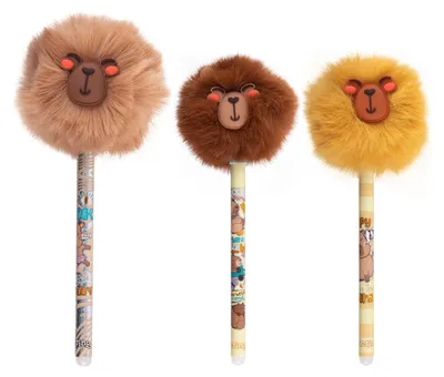 Image de Stylo à bille effaçable Colorino Pompon Capybara Capibara